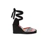 Missoni Women's Eva Espadrilles In Wave Black In Multi