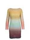 Missoni Metallic Ombre Knit Mini Dress