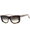 Missoni 60mm Gradient Rectangular Sunglasses In Brown