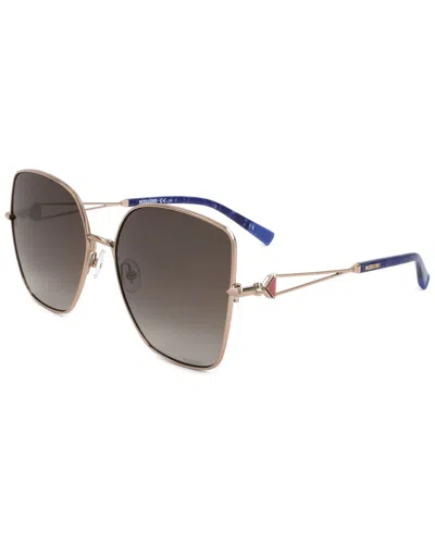 Missoni Women's 59 Mm Grey Sunglasses In Brown