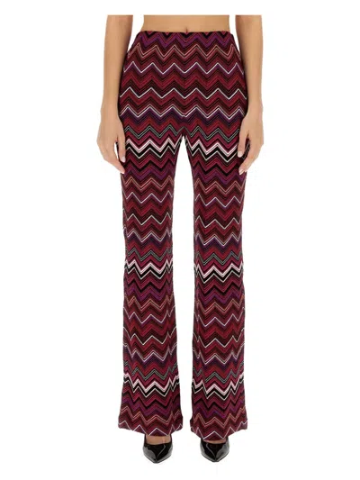 MISSONI WOMEN'S FLARE FIT PANTS | SIZE 44 | DS23WI0B