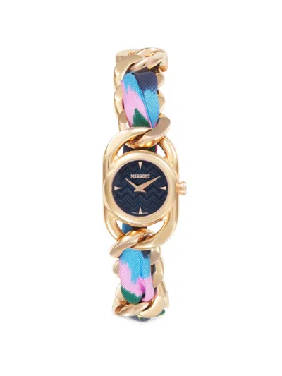 Missoni Women's Gioiello Twilly Ip Rose Gold Stainless Steel Bracelet Watch/23mm