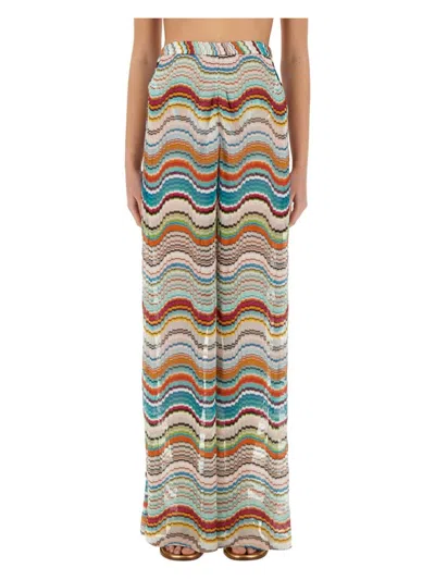 パンツ MISSONI SS25 (MC23SI00 BR0100SM9L0) Missoni Beach pants with lurex thread | Women's Clothing