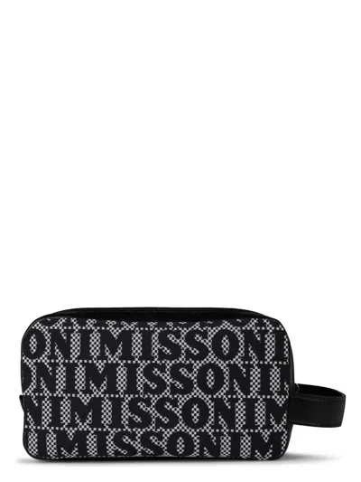 Missoni Women's Logo Clutch Bag In Black