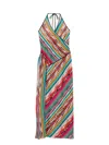 Missoni Striped Halterneck Maxi Dress