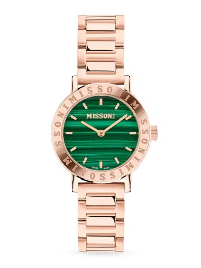 Missoni M2 Lucky Stones Bracelet Watch In Rose