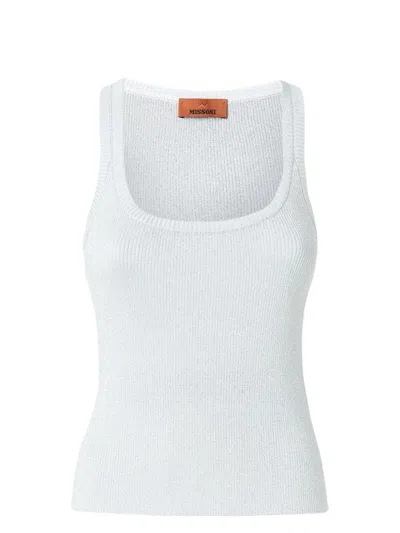 MISSONI WOMEN'S METALLIC BLEND VISCOSE TOP