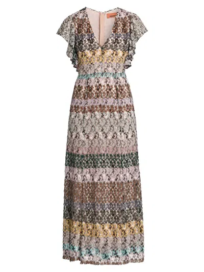Missoni Women's Metallic Knit Maxi Dress