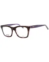 Missoni Women's Mis 0117 50mm Optical Frames In Brown