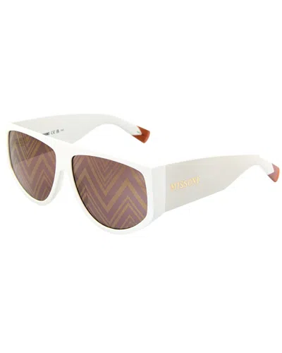 Missoni Women's Mis 0165/s 61mm Sunglasses In White
