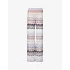MISSONI WIDE-LEG MID-RISE KNITTED TROUSERS