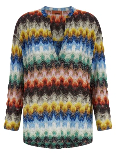 Missoni Multicolor Loose Chevron Shirt