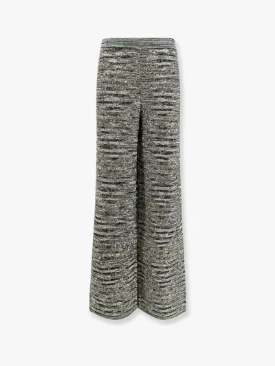 Missoni Women Multicolor Viscose Blend Trousers With Sequins