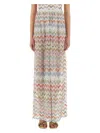 Missoni Women's Pantapalazzo Coverup With Zig Zag Lamã© 3d | Size It 40 | Mc23si02 Color Br0101sm9kz