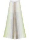 Missoni Vertical Stripe Trousers With Shimmering Textures