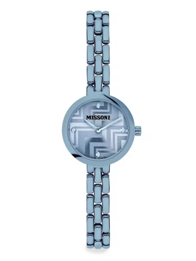 Missoni Women's Petite 25mm Stainless Steel Bracelet Watch In Sapphire