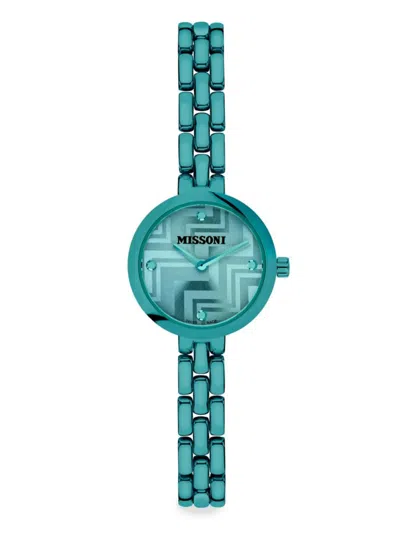 Missoni Women's Petite 25mm Stainless Steel Bracelet Watch In Sapphire