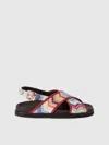 Missoni Allan Zigzag Sandals In Multi