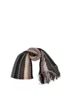 Missoni Women's Scarf  Sc36vid9749 Multicolor Beige In Brown