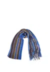 Missoni Women's Scarf  Sc36vid9749 Multicolor Celestial In Blue
