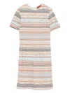 Missoni Mini Dress With Horizontal Stripes In Multi