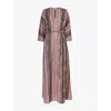 Missoni Zig-zag All-over Pattern Dress In Multicolor Space-dyed