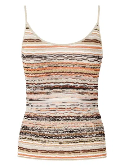 MISSONI WOMEN'S STRIPED TANK TOP