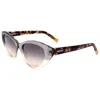 Missoni Women's 53 Mm Grey Sunglasses In Brown