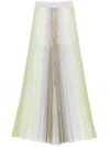 Missoni Vertical Stripe Trousers With Shimmering Textures