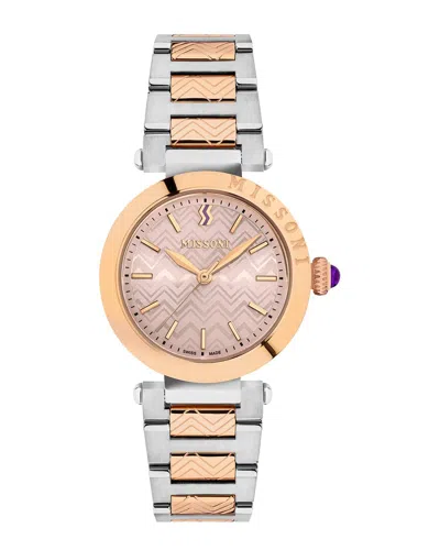 Missoni Atelier Bracelet Watch In Sapphire