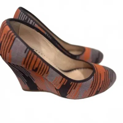 Missoni Women's Wedge Heels In Orange In Multi