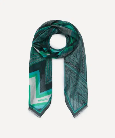Missoni Women's Zig Zag Tonal Silk Blend Shawl