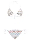 Missoni Women's Zigzag Knit Bikini Set In White