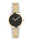 MISSONI WOMEN'S ZIGZAG LOVER 34MM TWO TONE STAINLESS STEEL BRACELET WATCH