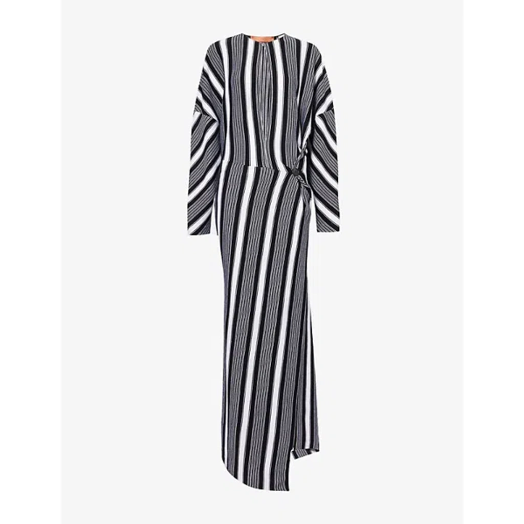 knee length dresses for ladies ELENA BUTTERMILK LINEN MAXI DRESS – DISSH main image 1