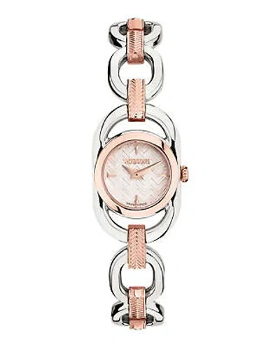Pre-owned Missoni Womens  Gioiello Two Tone 22mm Bracelet Fashion Watch