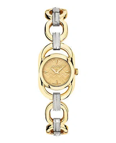 Pre-owned Missoni Womens  Gioiello Two Tone 22mm Bracelet Fashion Watch