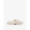 Missoni Womens Natural Chalk Zigzag-pattern Cotton-terry Slippers In Neutral