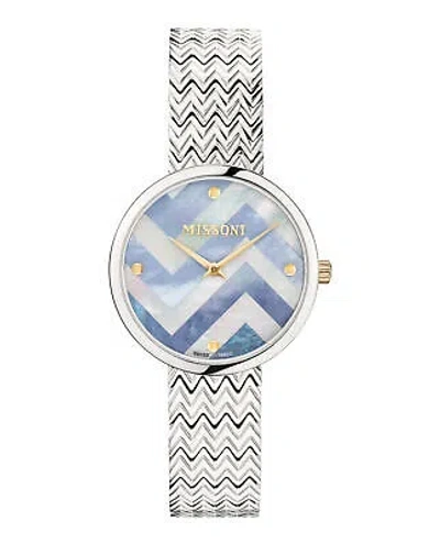 Pre-owned Missoni Womens  M1 Stainless Steel 34mm Bracelet Fashion Watch