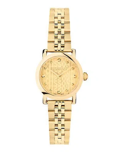 Pre-owned Missoni Womens  Mini Monogram Gold 28mm Bracelet Fashion Watch