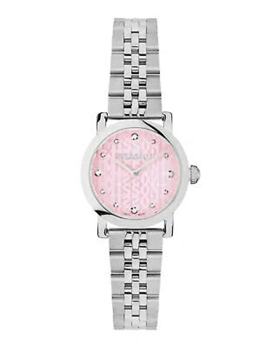 Pre-owned Missoni Womens  Mini Monogram Stainless Steel 28mm Bracelet Fashion Watch