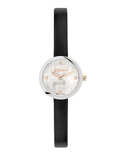Pre-owned Missoni Womens  Petite Stainless Steel 25mm Strap Fashion Watch