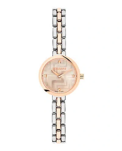 Pre-owned Missoni Womens  Petite Two Tone 25mm Bracelet Fashion Watch