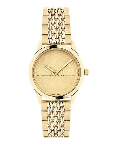 Pre-owned Missoni Womens  Zigzag Lover Gold 34mm Bracelet Fashion Watch