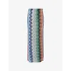 Missoni Chevron-pattern Maxi Beach Skirt In Multi