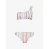 Missoni Degrade Lace One Shoulder Bikini Multicolour In Multi