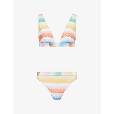 Missoni Womens  Zig-zig Printed Bikini Set In Multi