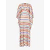 Missoni Micro Zig Zag Motif Pixel Effect Kaftan In Multi