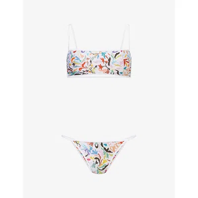 Missoni Womens Reversible Triangle Bikini Set Multi