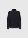 Missoni Wool And Viscose Knit Shirt With Waves In Blue,grey